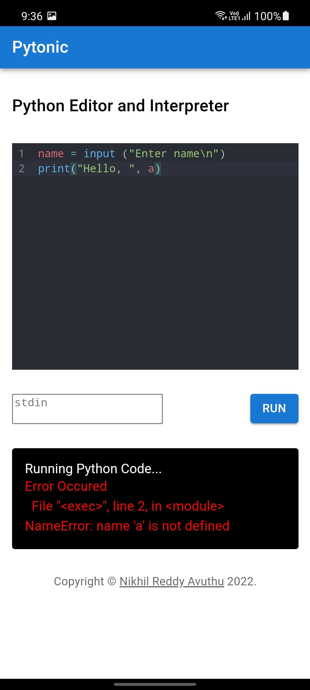Screenshot