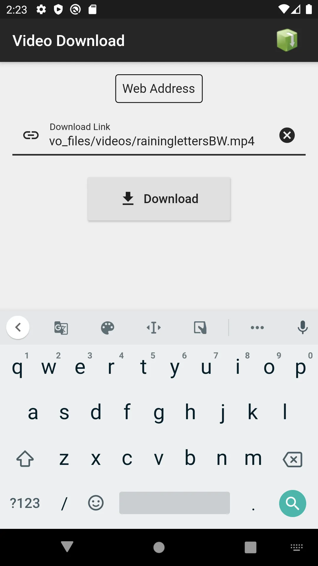 Screenshot