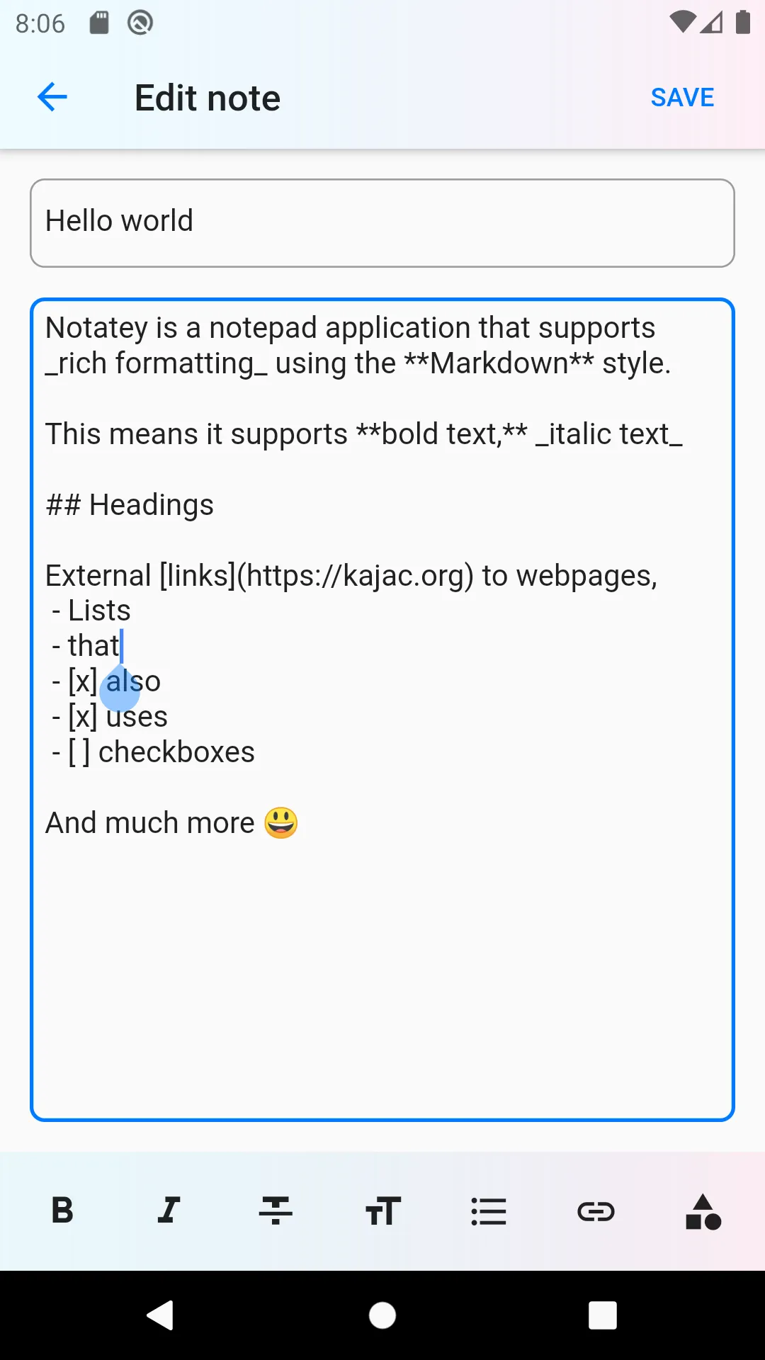 Screenshot