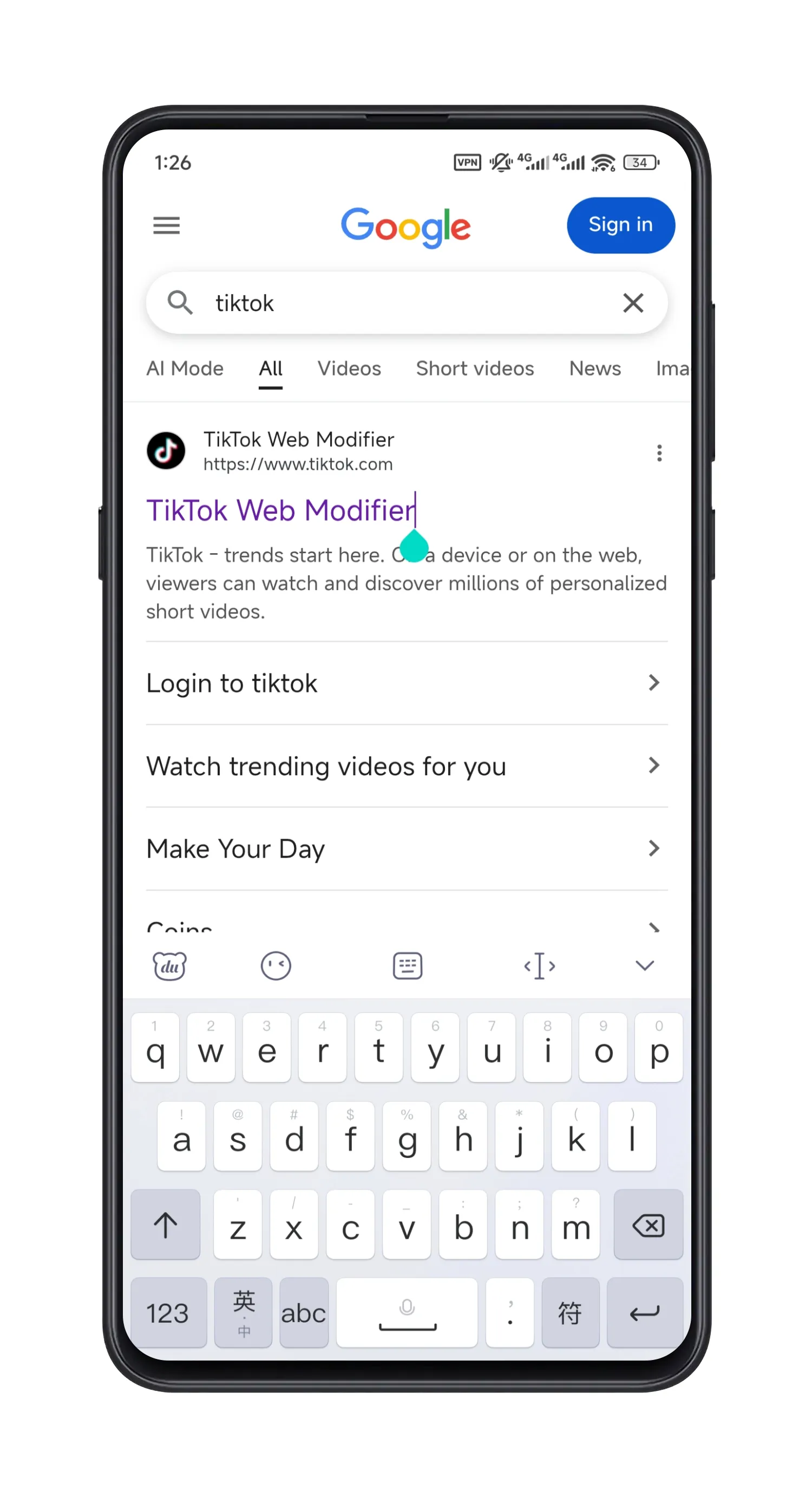 Screenshot