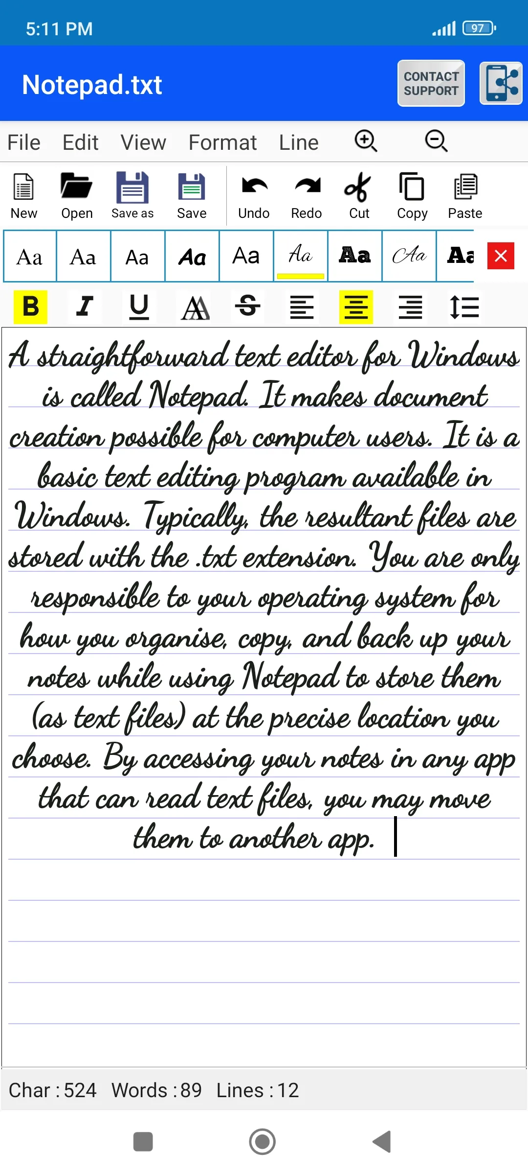 Screenshot