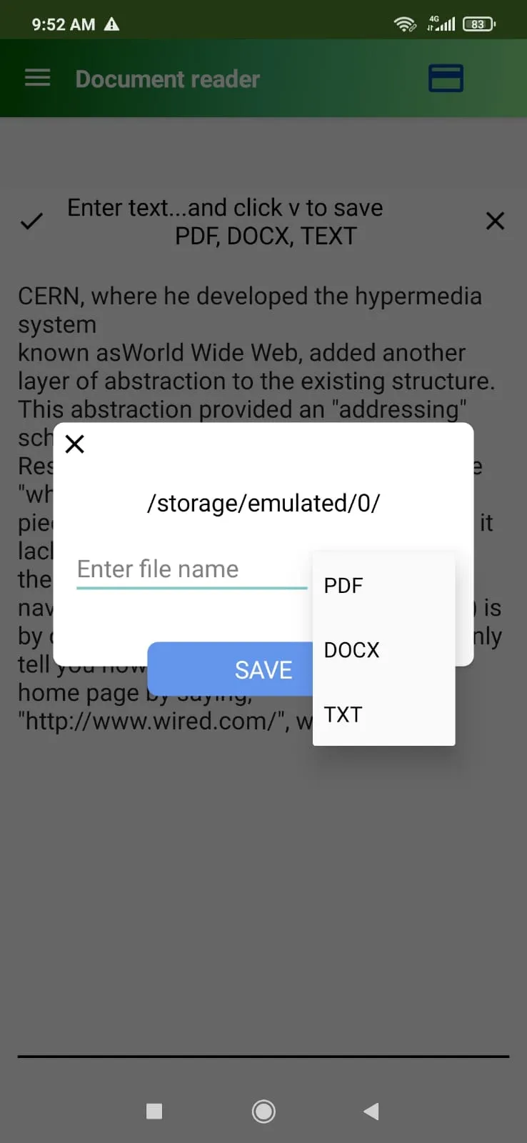 Screenshot