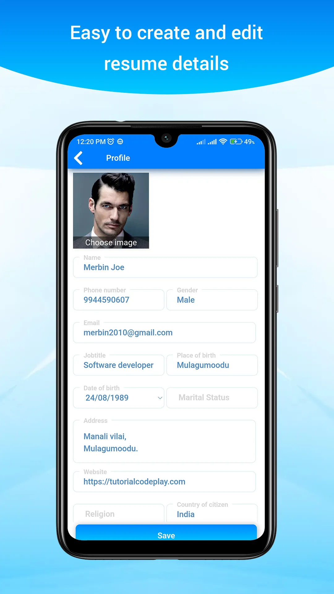 Screenshot