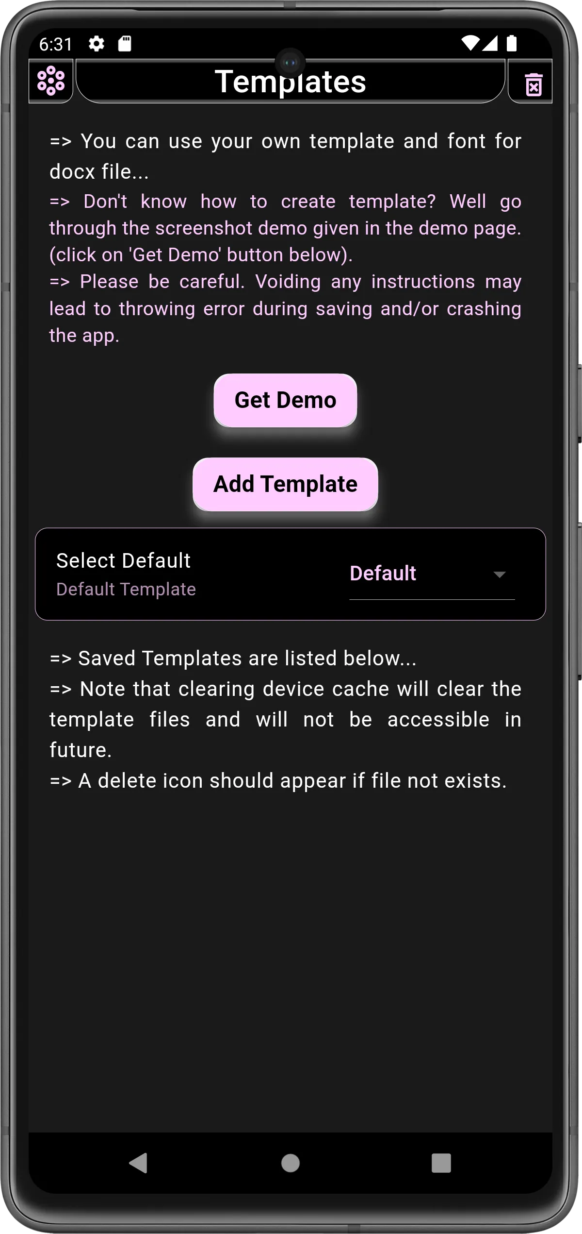 Screenshot