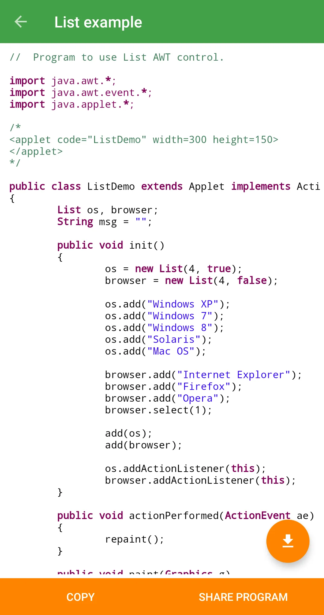 Screenshot