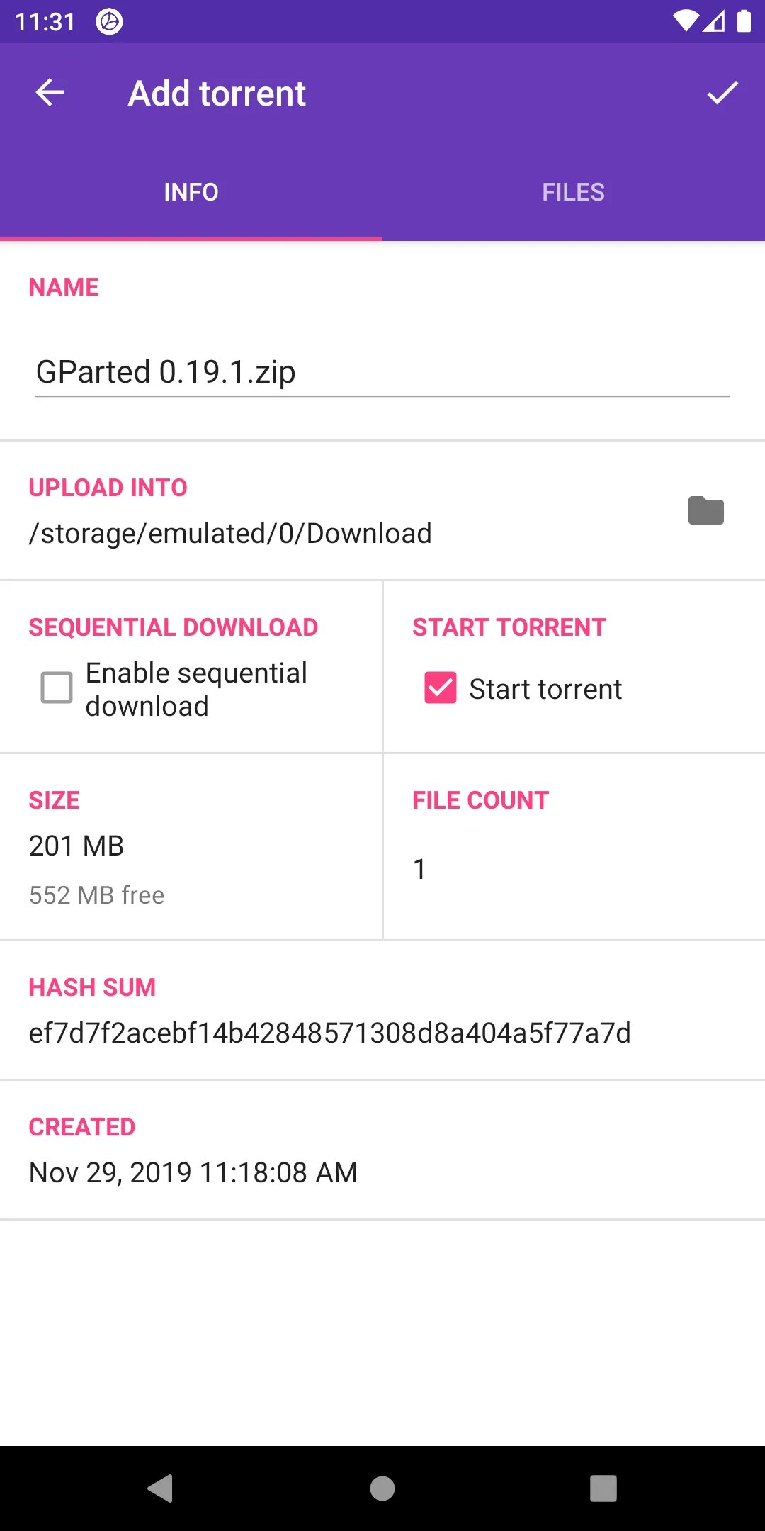 Screenshot