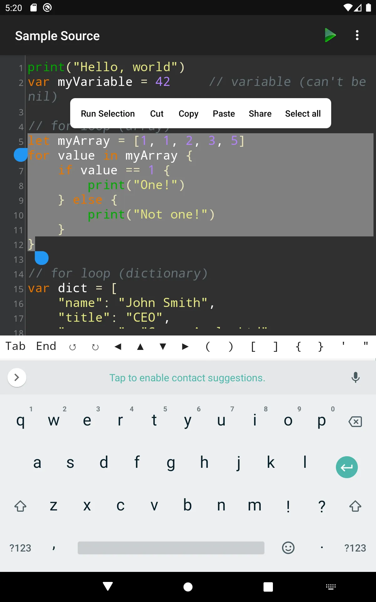 Screenshot