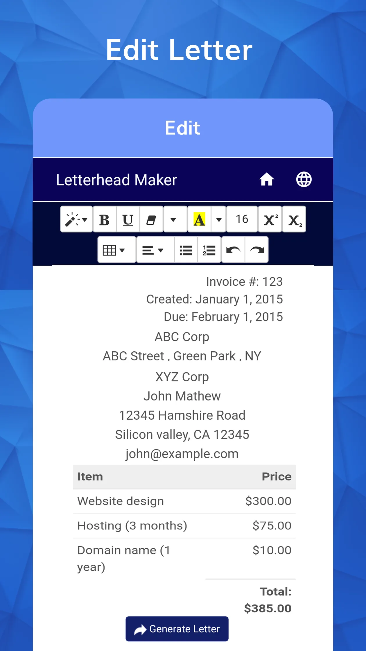 Screenshot