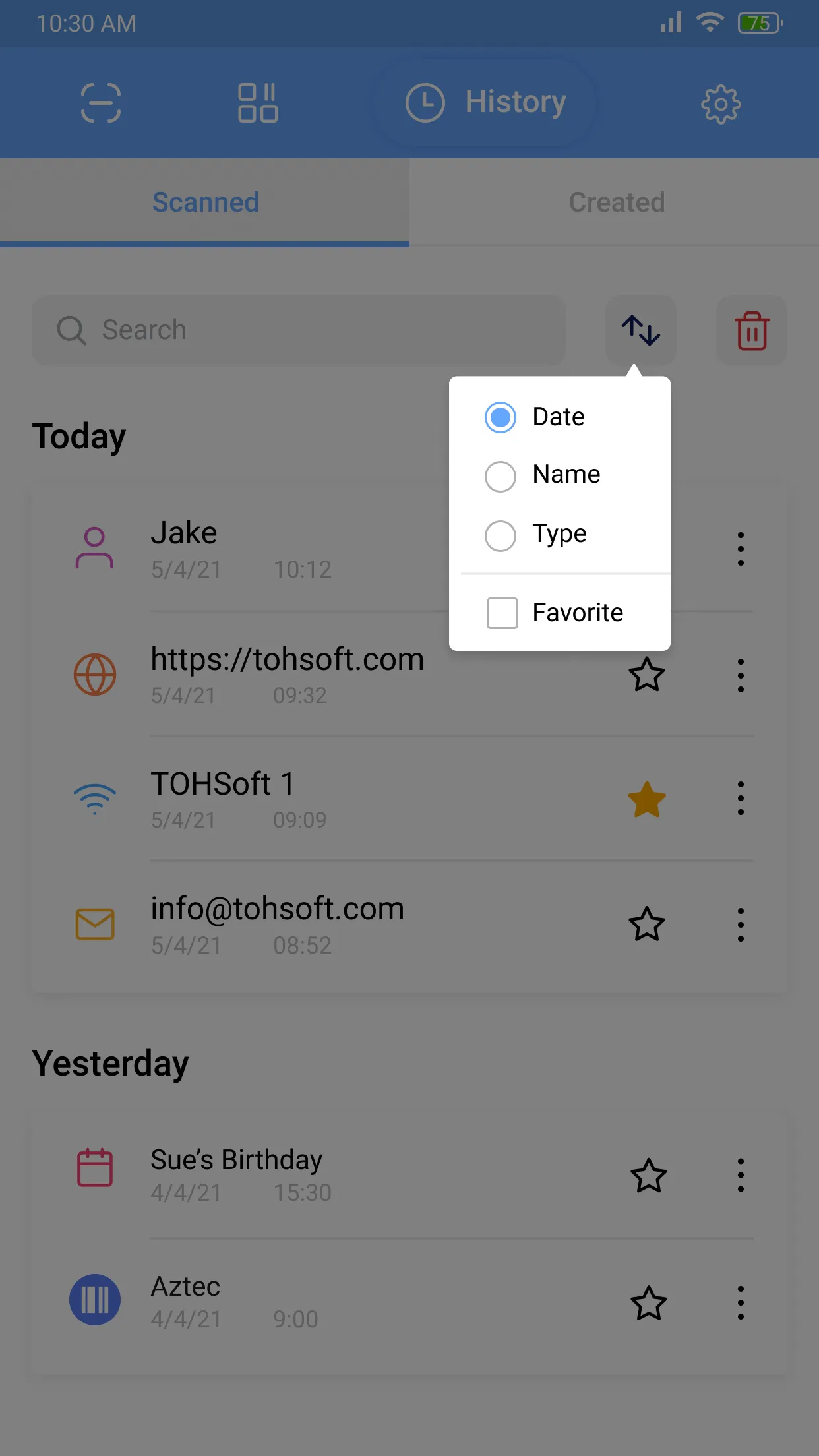 Screenshot