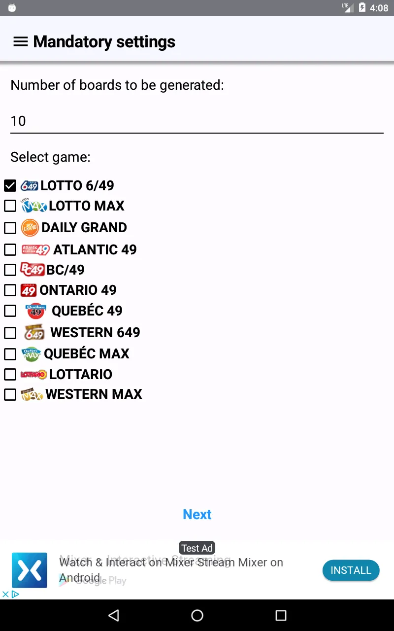Screenshot