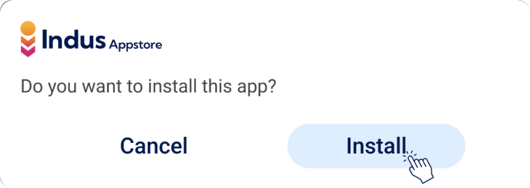 Tap Install to allow APK to install