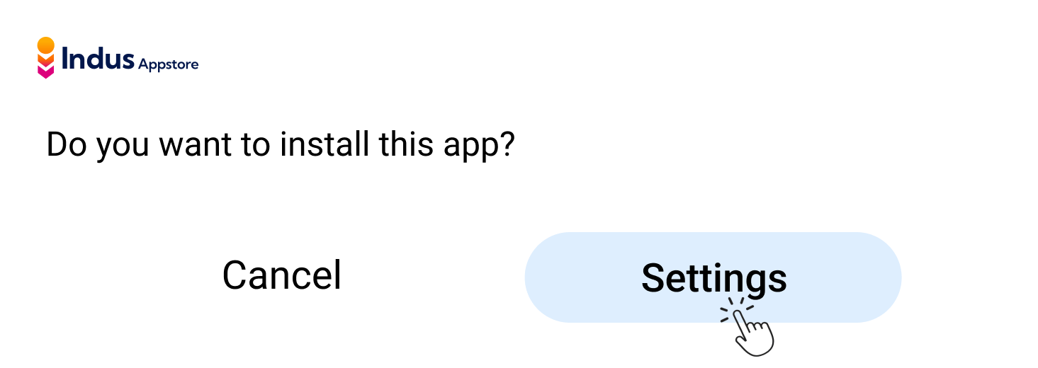 Tap Install to allow APK to install