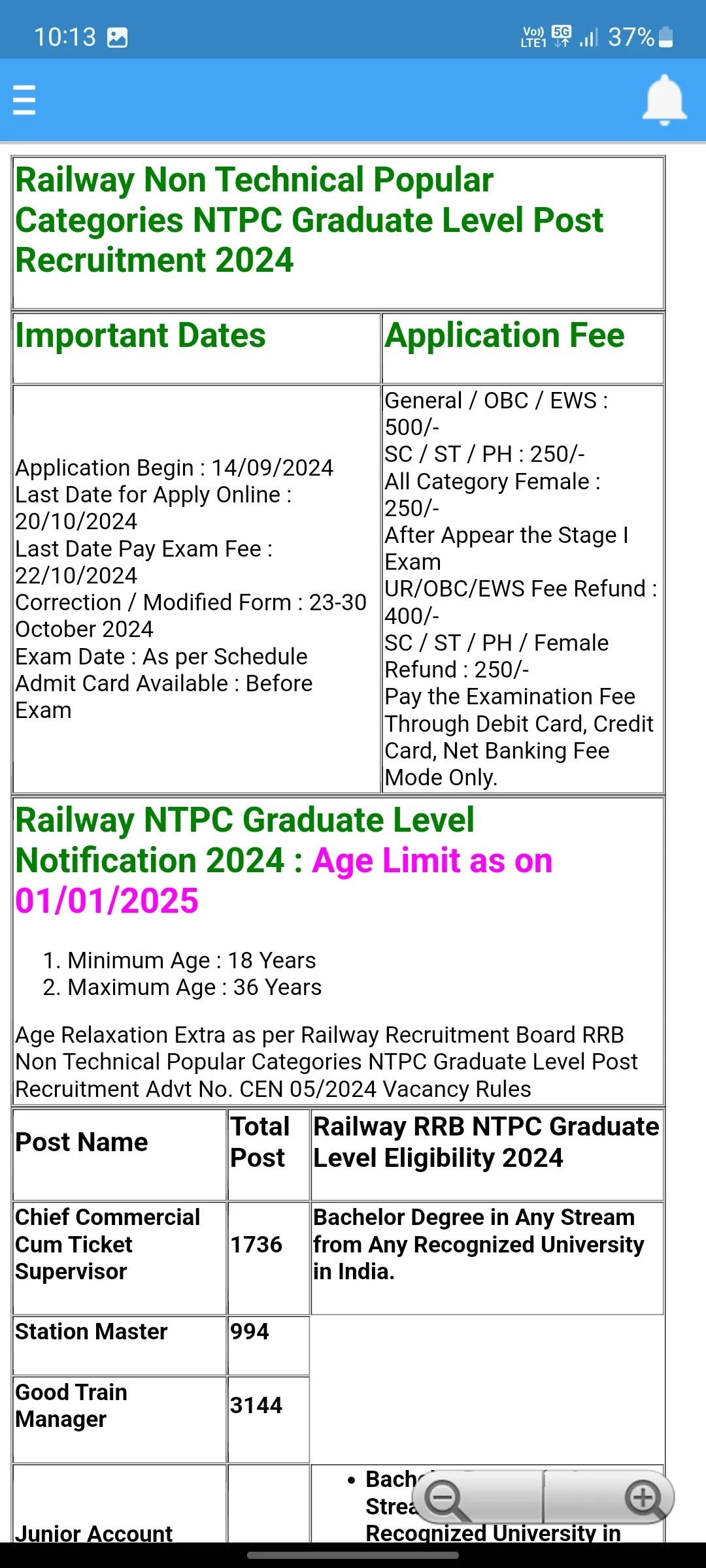 Sarkari Update: Job Alerts & Results | Indus Appstore | Screenshot