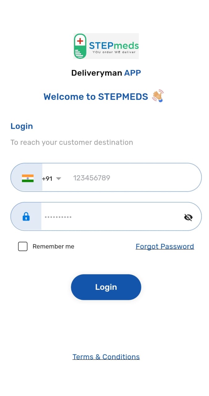 STEPMEDS DeliveryMan | Indus Appstore | Screenshot
