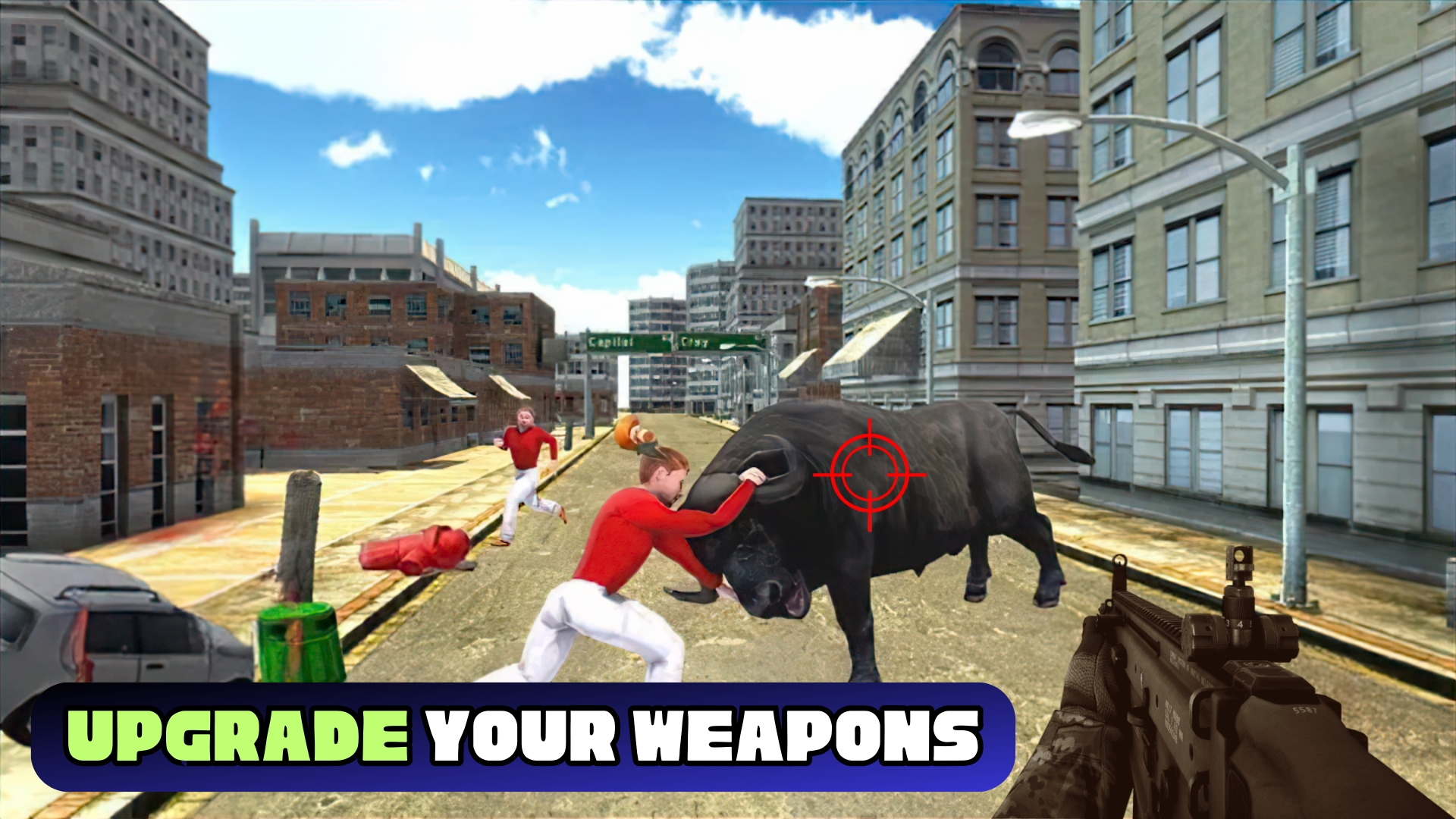 Angry Bull Fight Shooting Game | Indus Appstore | Screenshot