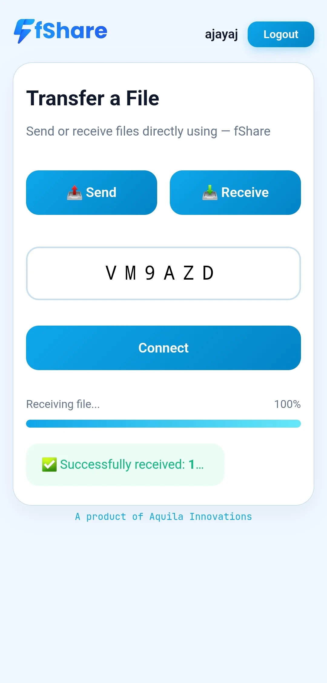 FShare | Indus Appstore | Screenshot