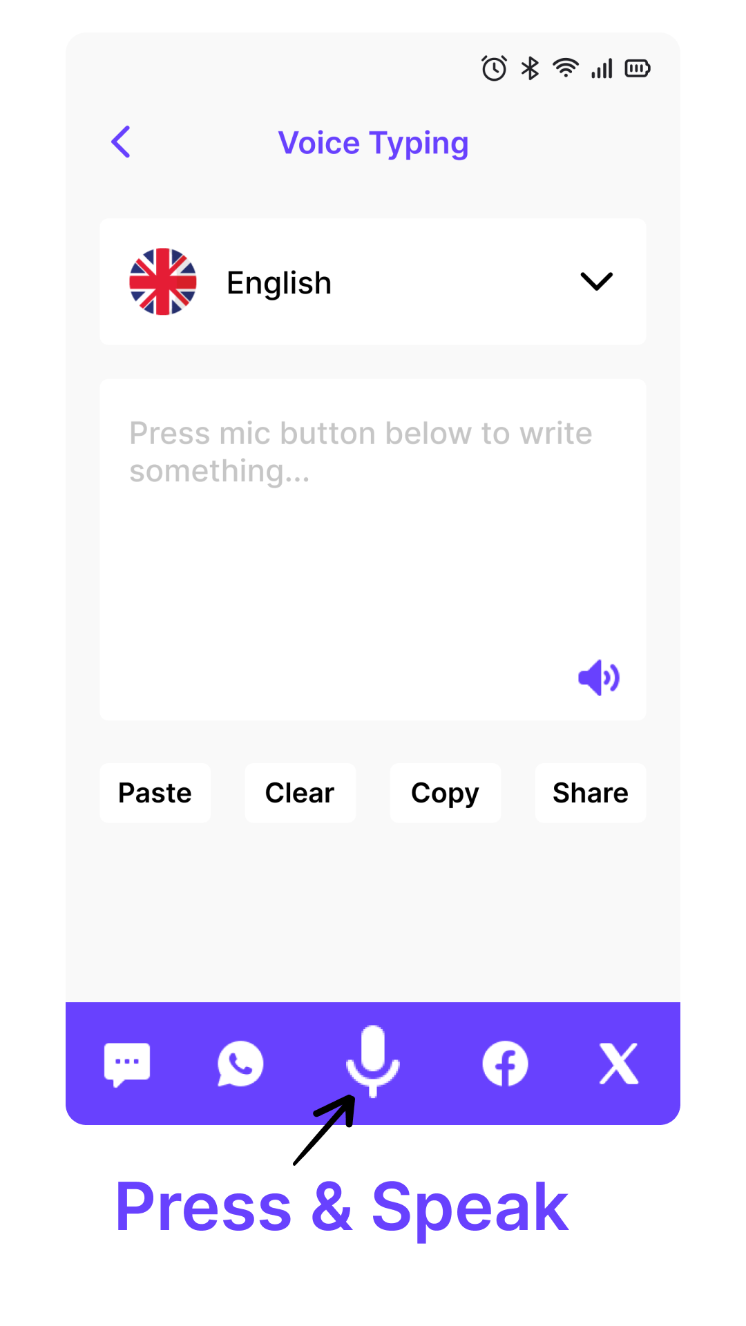 Voice Typing  All languages | Indus Appstore | Screenshot