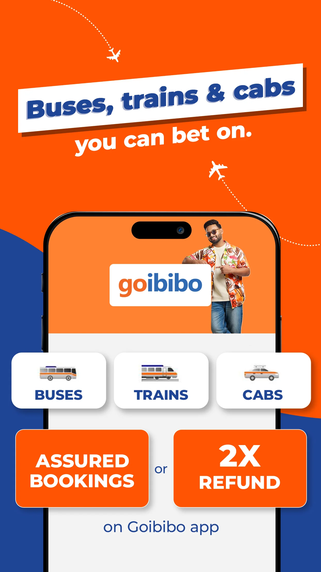 Travel Booking App: Book Hotel, Cheap Flight, Bus, Cab & IRCTC Train @ Goibibo | Indus Appstore | Screenshot