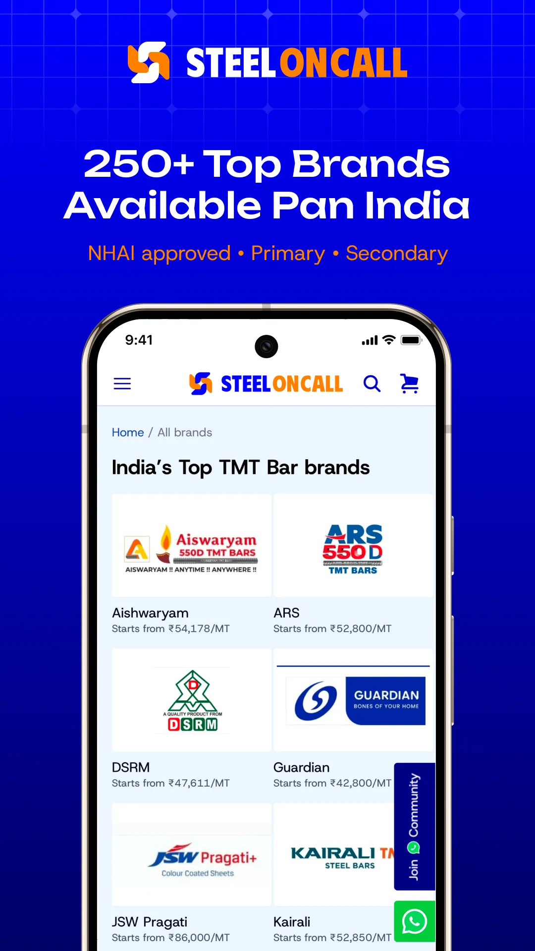 SteelonCall: Buy Steel Online in Minutes | Indus Appstore | Screenshot