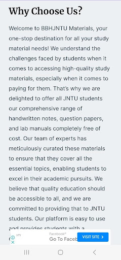 jntu notes | Indus Appstore | Screenshot