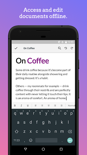 Zoho Writer - Document Editor | Indus Appstore | Screenshot