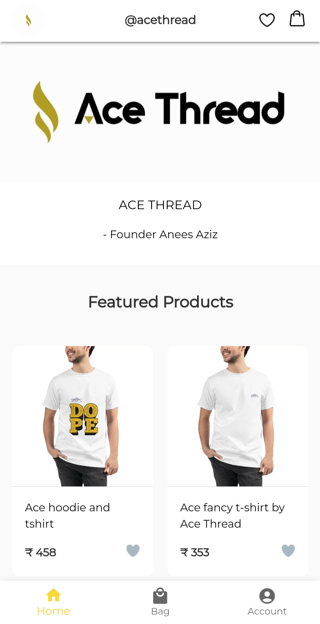 Ace Thread: Clothing | Indus Appstore | Screenshot