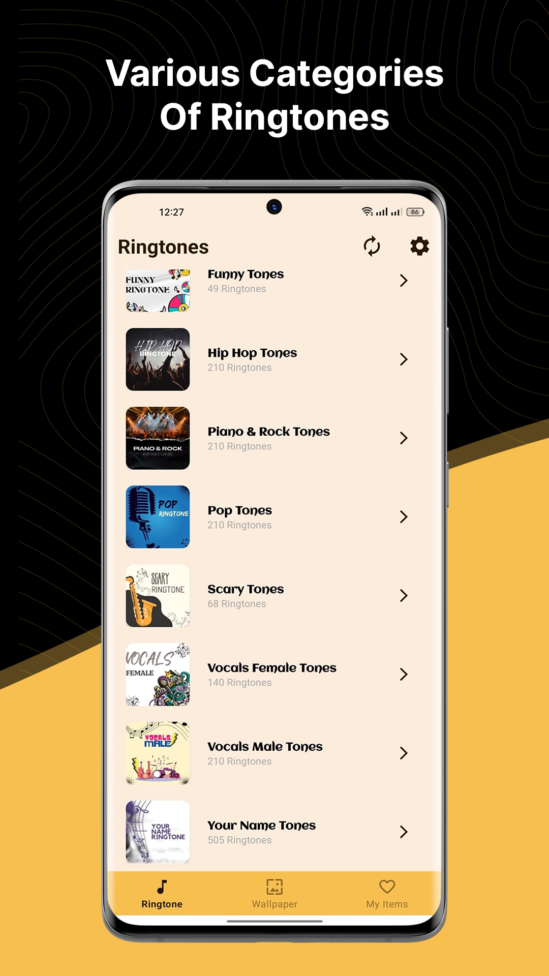 Wallpaper & ringtone: RingNWall | Indus Appstore | Screenshot