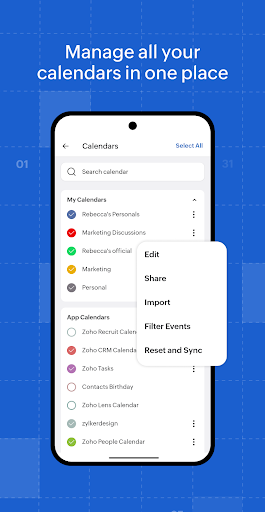 Zoho Calendar | Indus Appstore | Screenshot