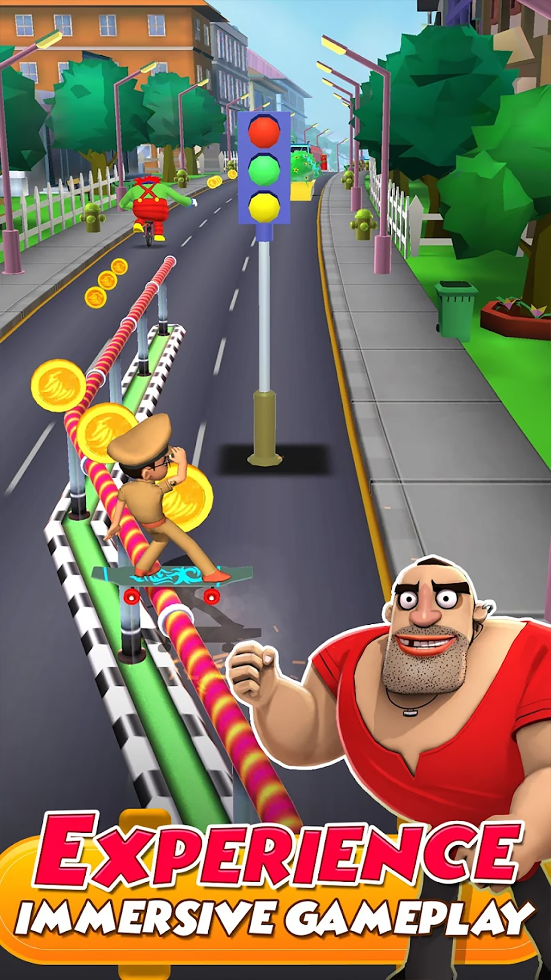 Little Singham Super Skater | Indus Appstore | Screenshot