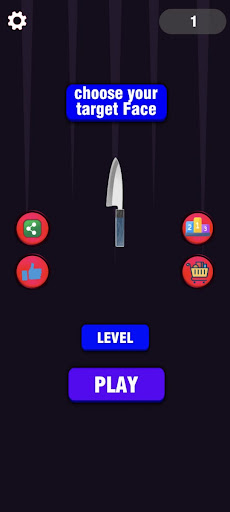 Knife play aim skill game | Indus Appstore | Screenshot