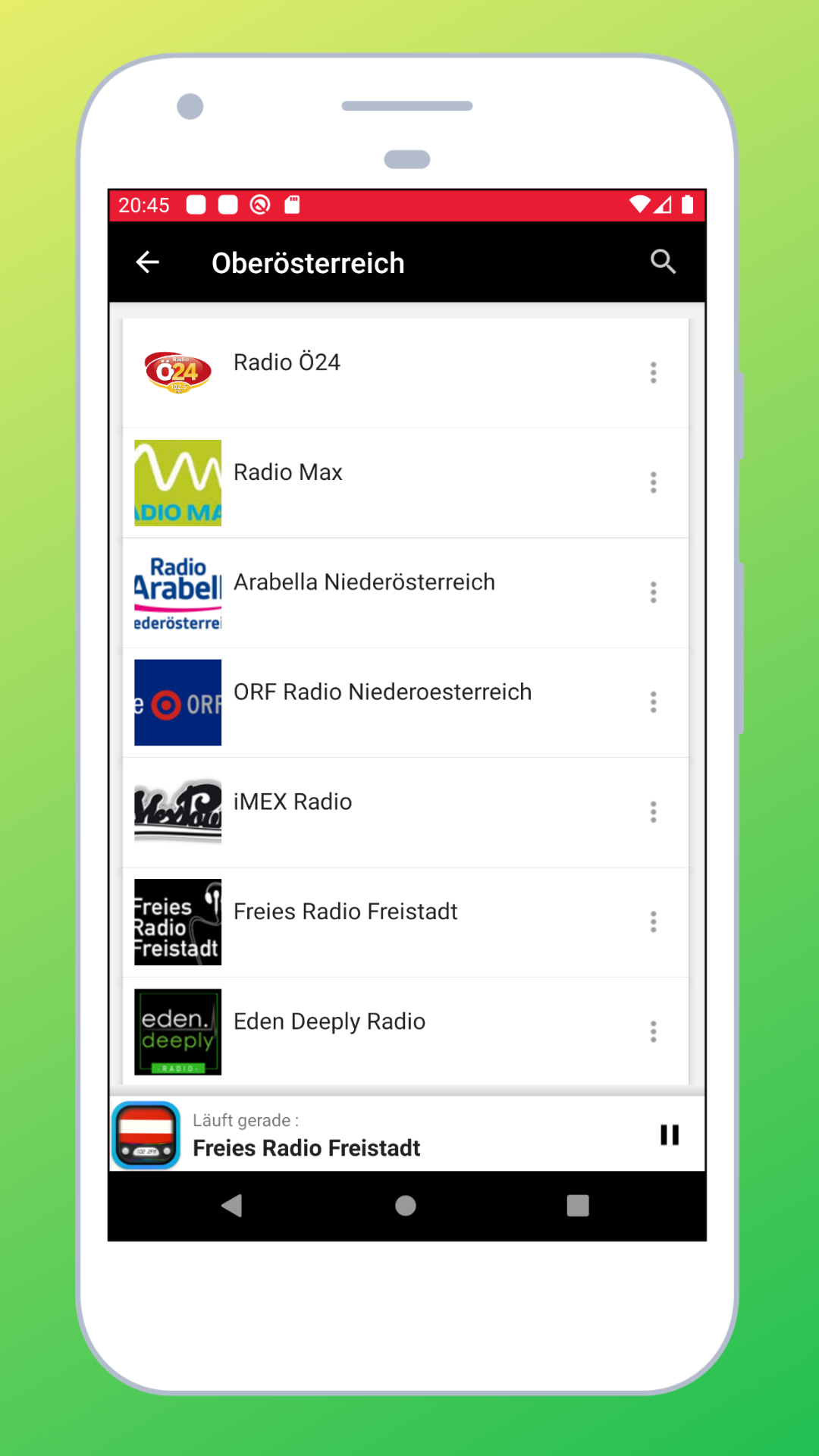 Radio Austria FM: Radio Online | Indus Appstore | Screenshot