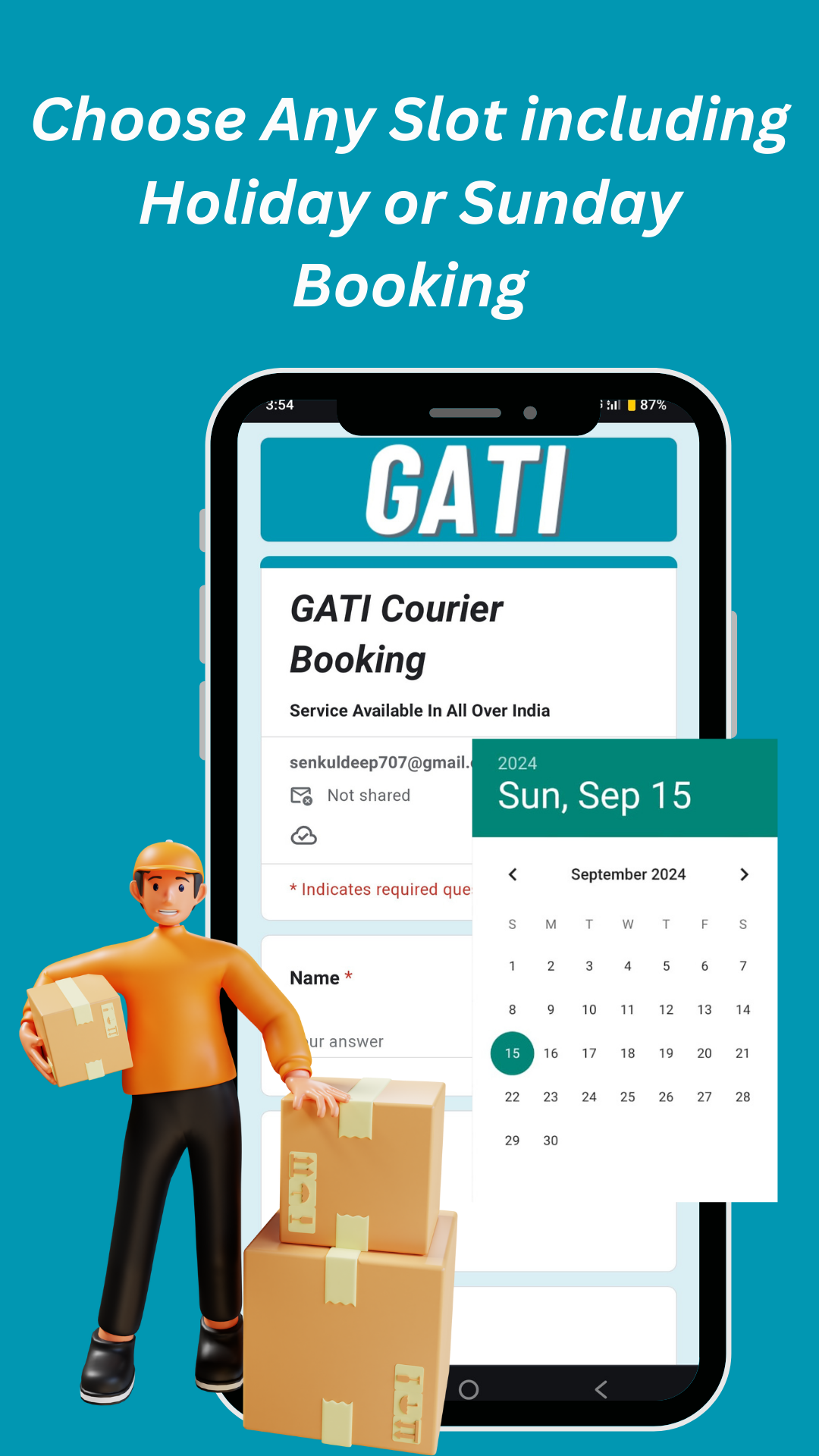 Gati Courier - Booking | Indus Appstore | Screenshot