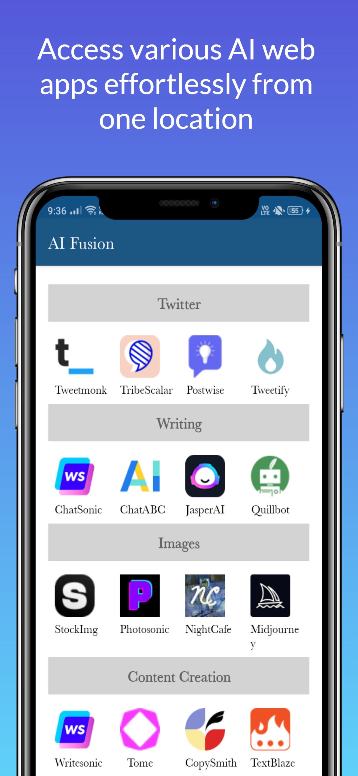 AI Fusion - All AI apps | Indus Appstore | Screenshot