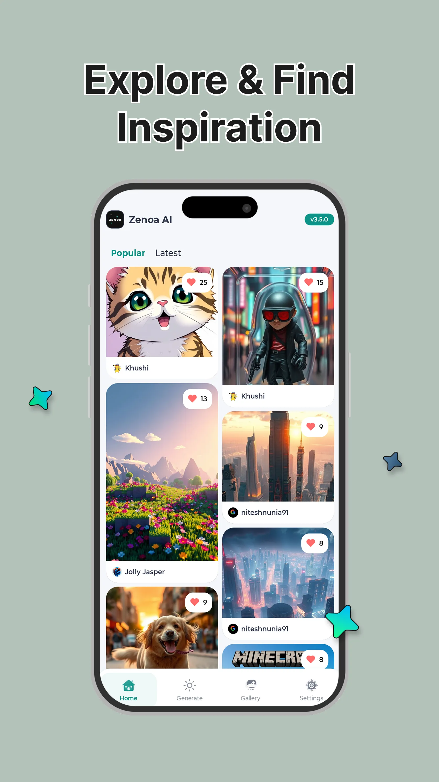 AI Image Generator - Zenoa AI | Indus Appstore | Screenshot