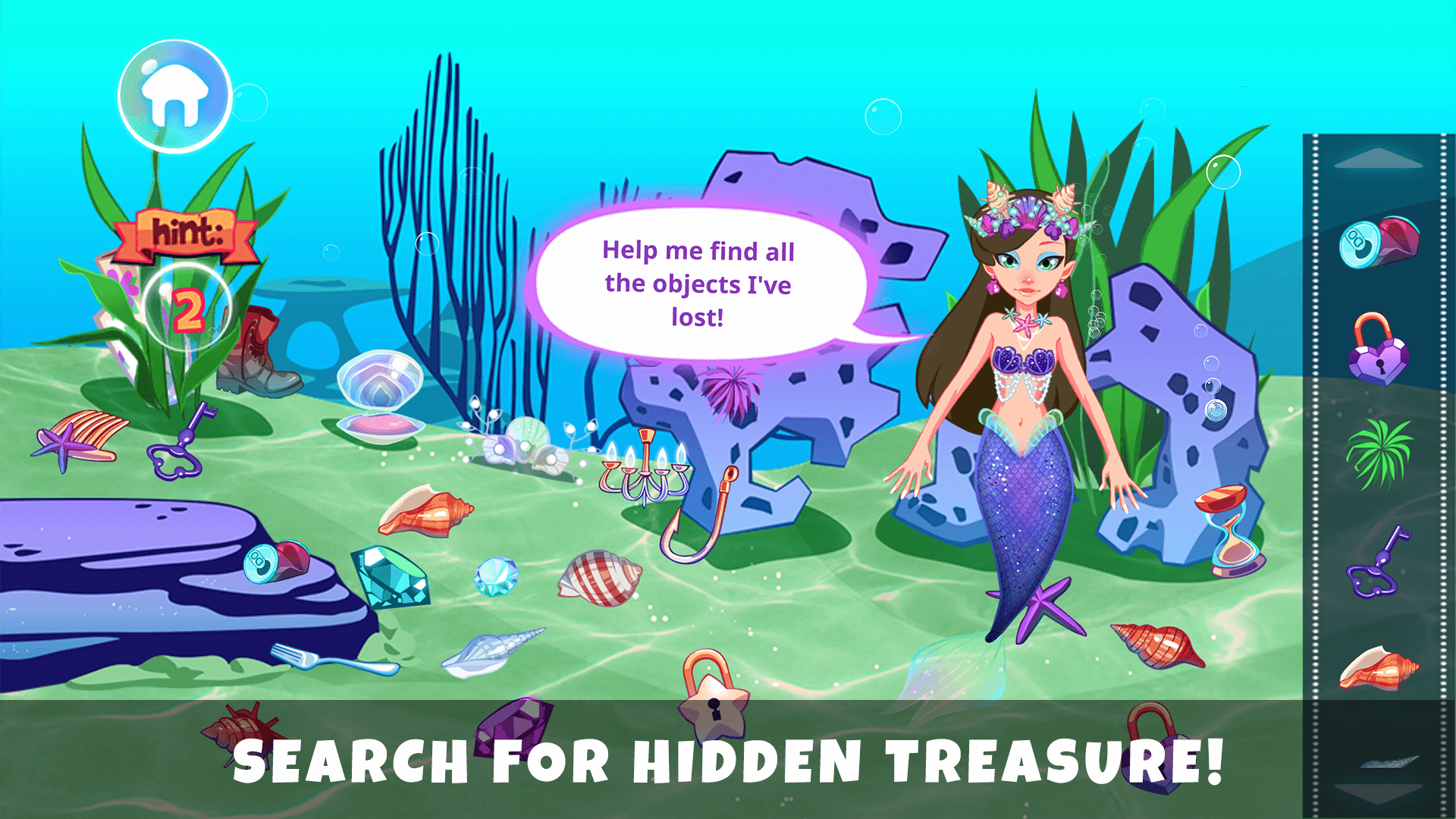 Mermaid Princess Underwater Games | Indus Appstore | Screenshot