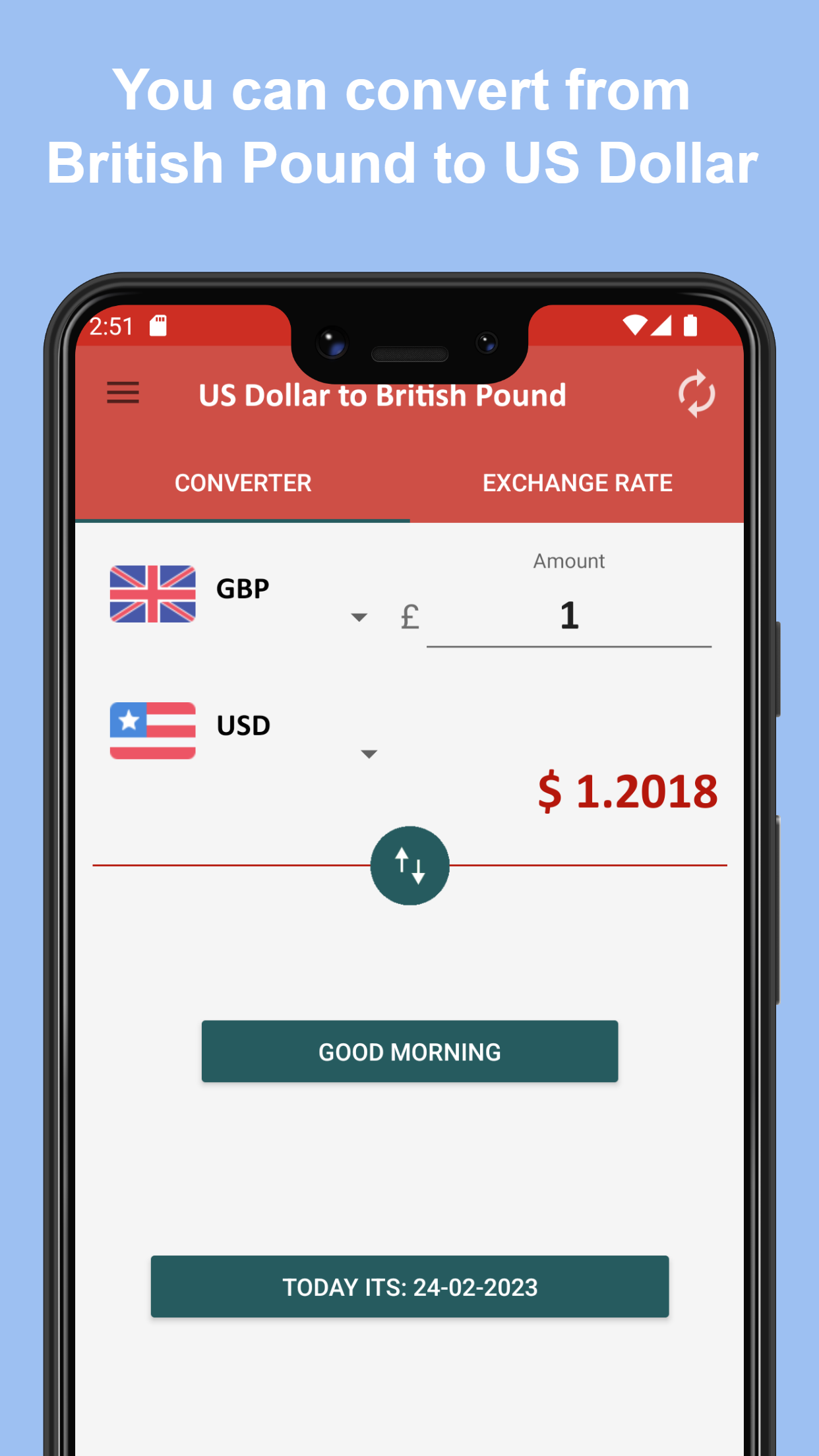 US Dollar to British Pound | Indus Appstore | Screenshot