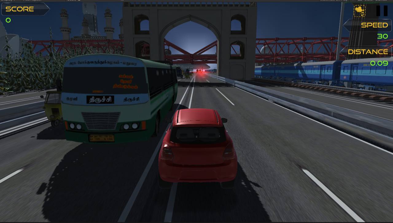 INDIAN CAR TRAFFIC DRIVING SIM 3D | Indus Appstore | Screenshot