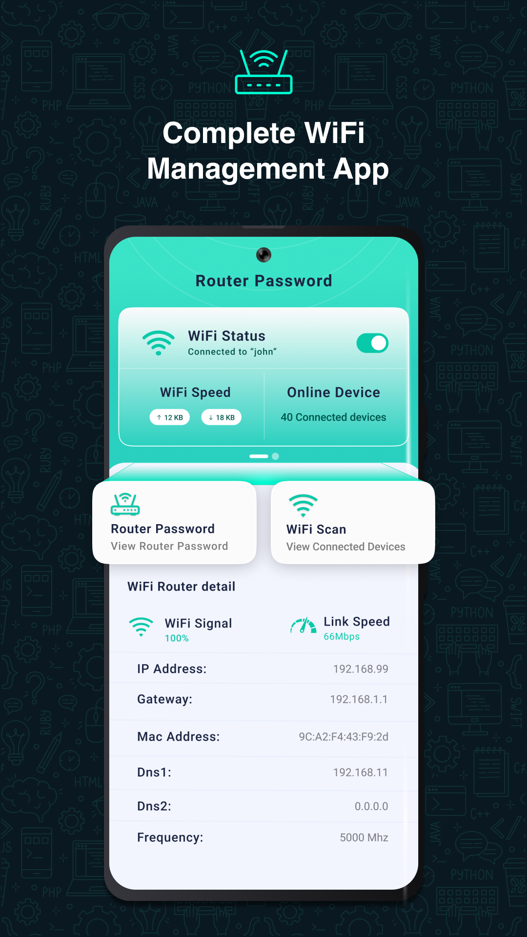 Show WiFi Router Password | Indus Appstore | Screenshot