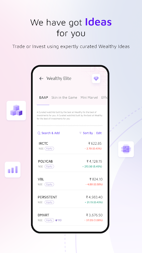 Wealthy: Stocks & Mutual Funds | Indus Appstore | Screenshot