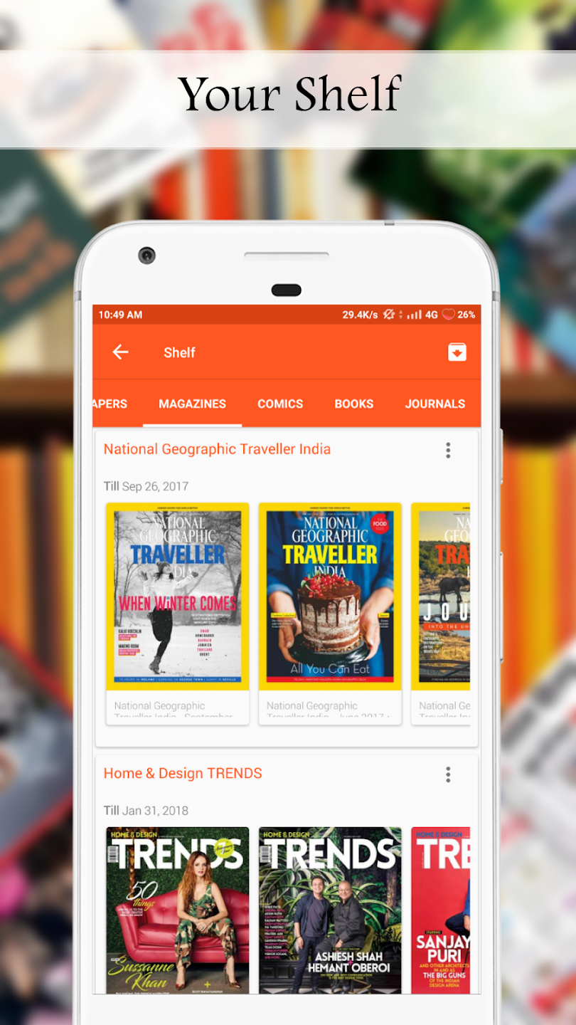 Readwhere - News and Magazines | Indus Appstore | Screenshot