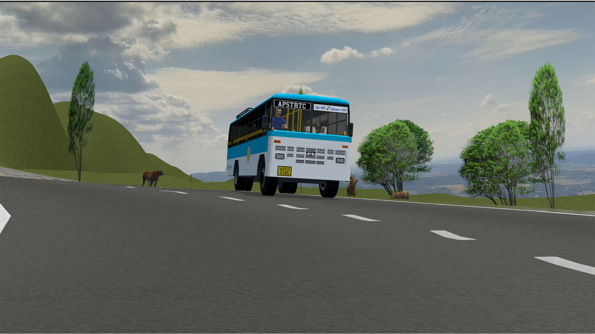 Temple Bus Driver 3D Game | Indus Appstore | Screenshot