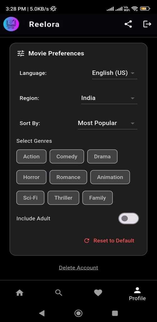 Reelora | Indus Appstore | Screenshot