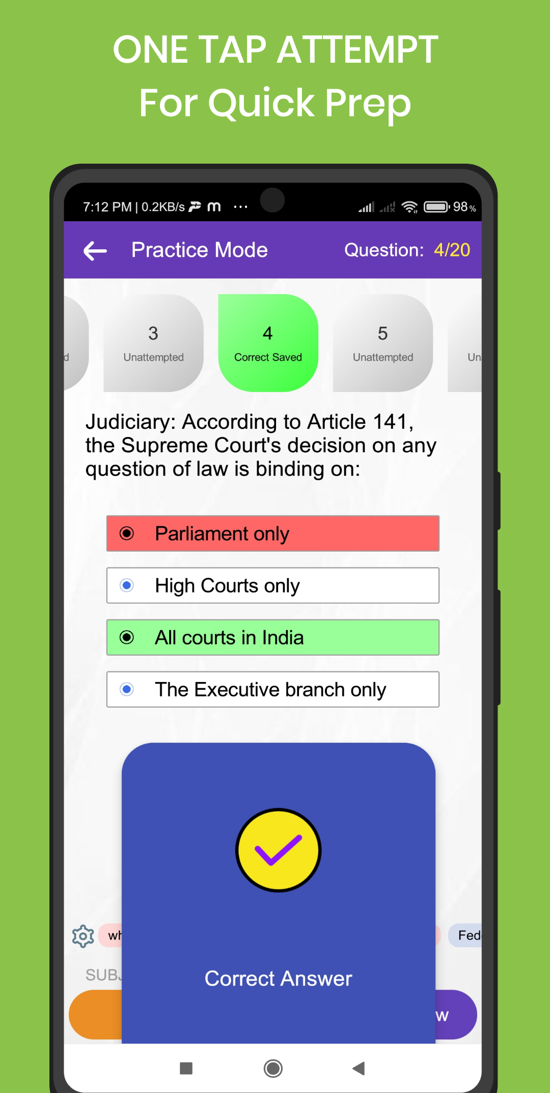 AIBE Exam Preparation App | Indus Appstore | Screenshot