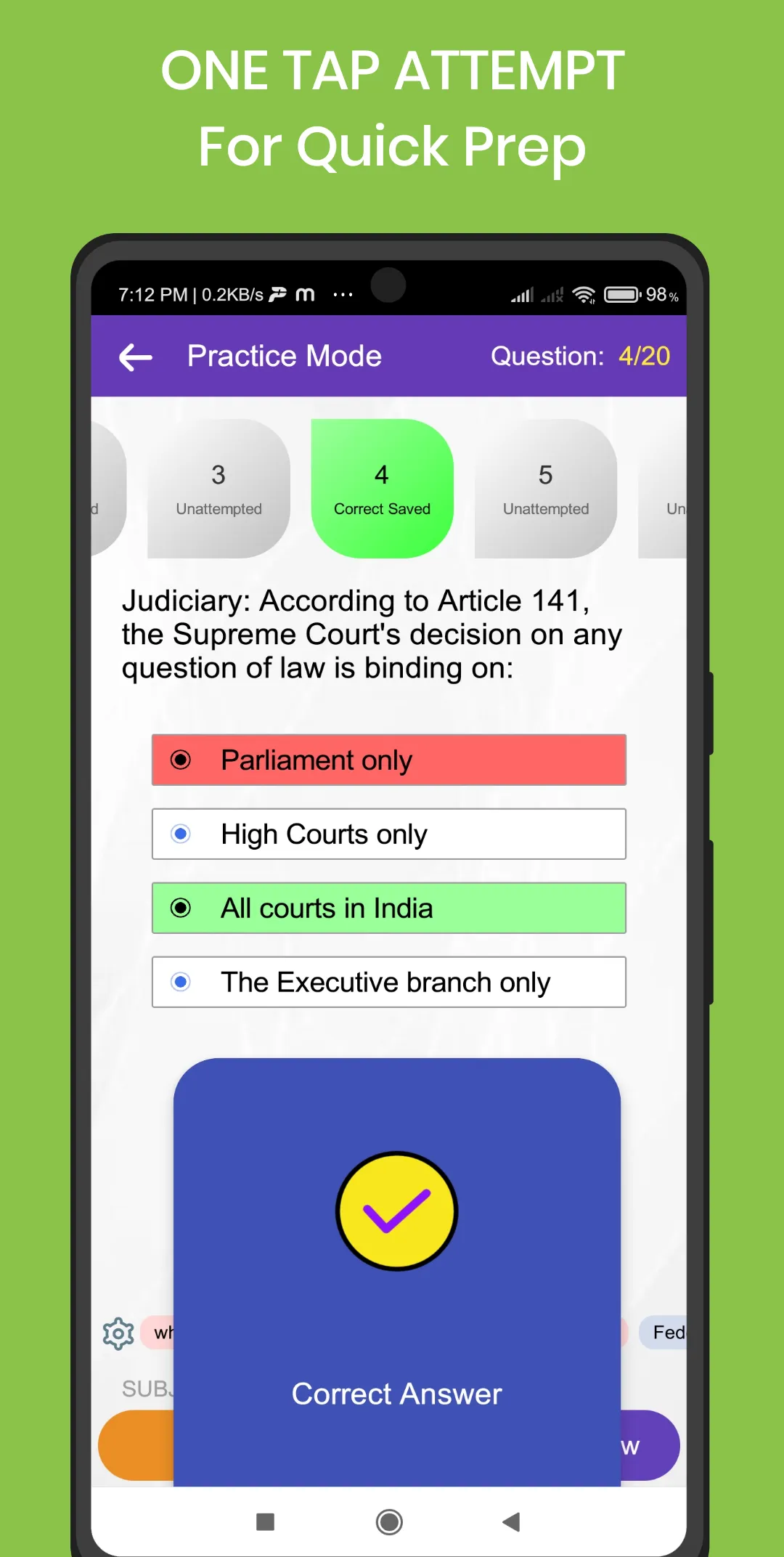 AIBE Exam Preparation App | Indus Appstore | Screenshot