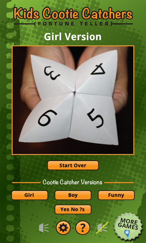 Cootie Catcher Free ( Fortune Teller ) | Indus Appstore | Screenshot