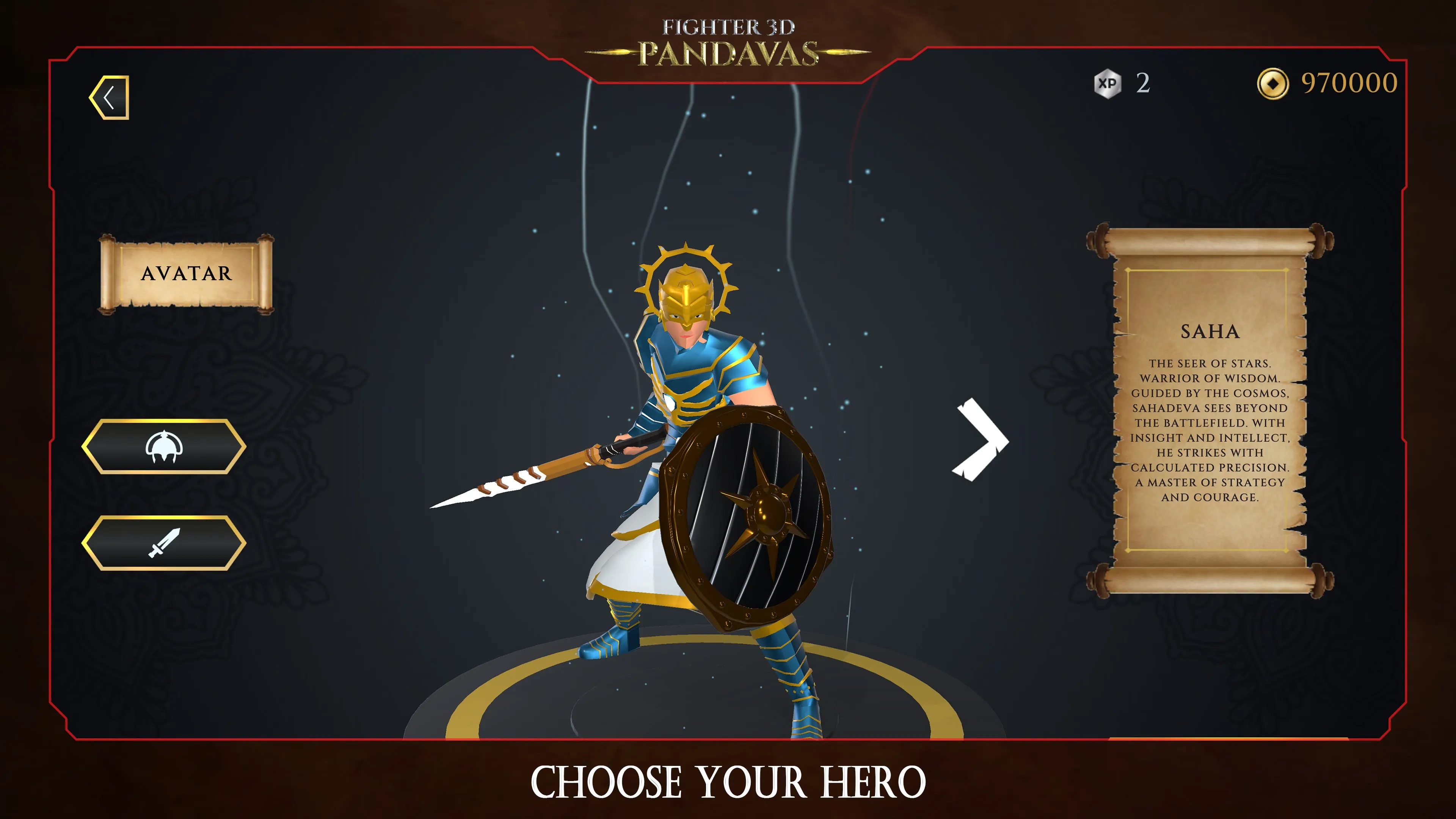 Fighter 3D Pandavas | Indus Appstore | Screenshot