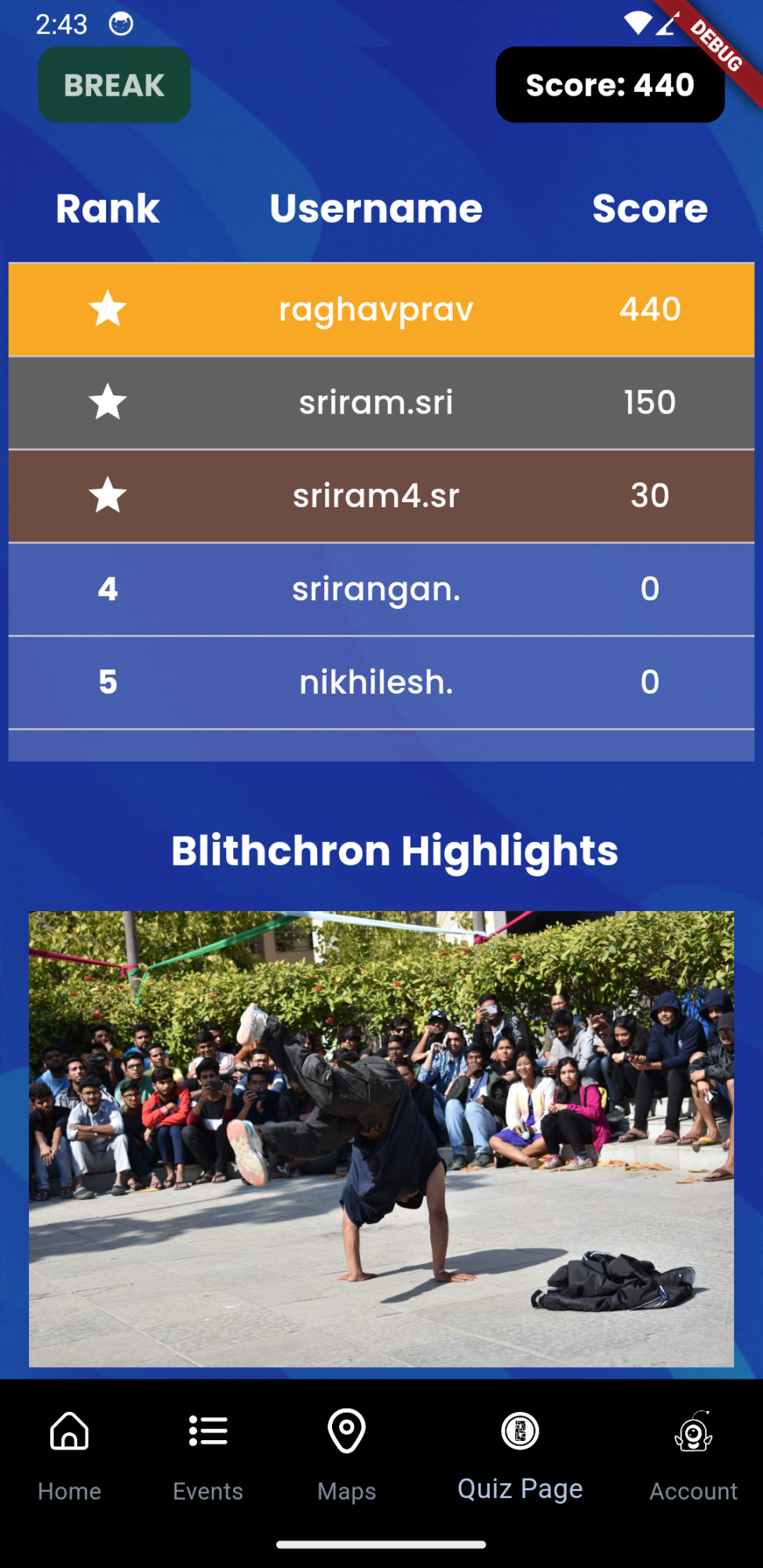 Blithchron '24 | Indus Appstore | Screenshot