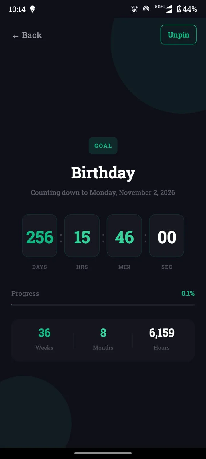LifeWeeks  | Indus Appstore | Screenshot
