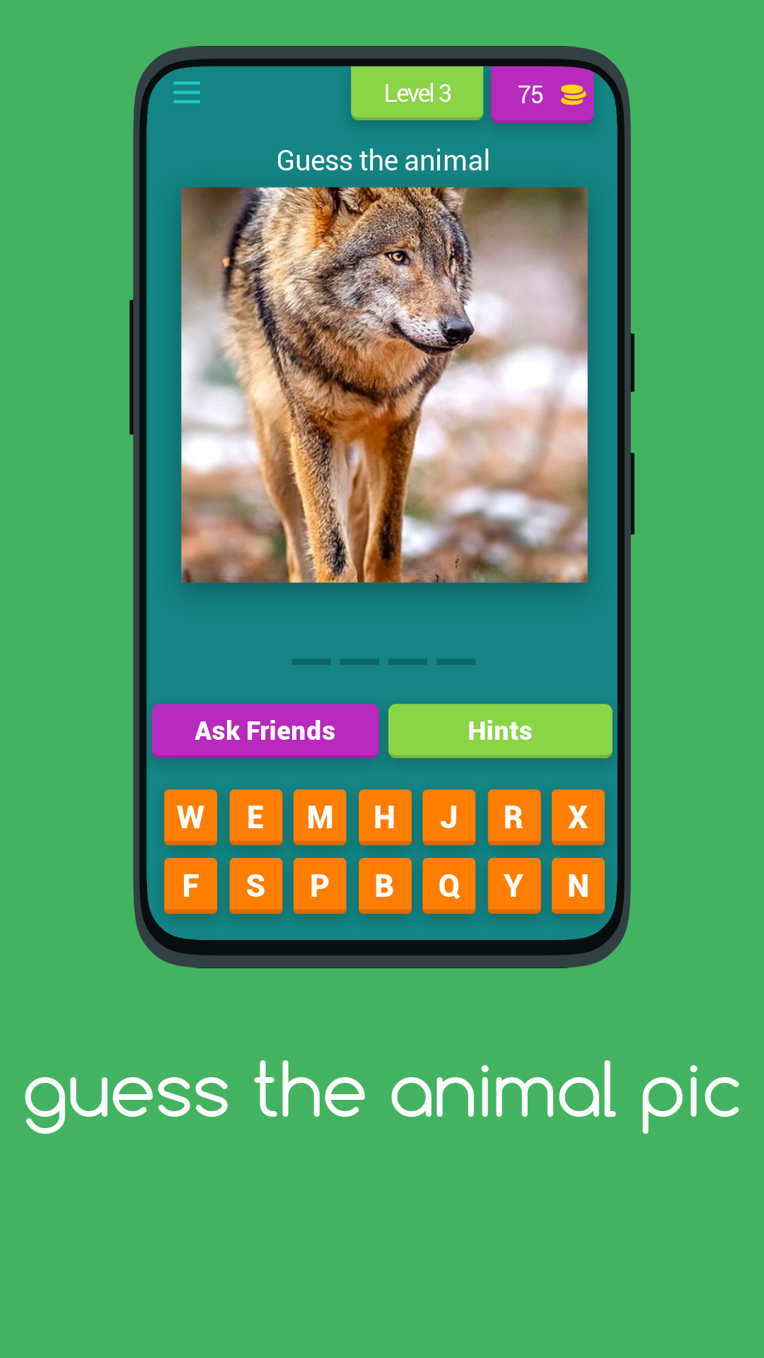 Title: Guess the Animal Pic - Trivia Adventure | Indus Appstore | Screenshot