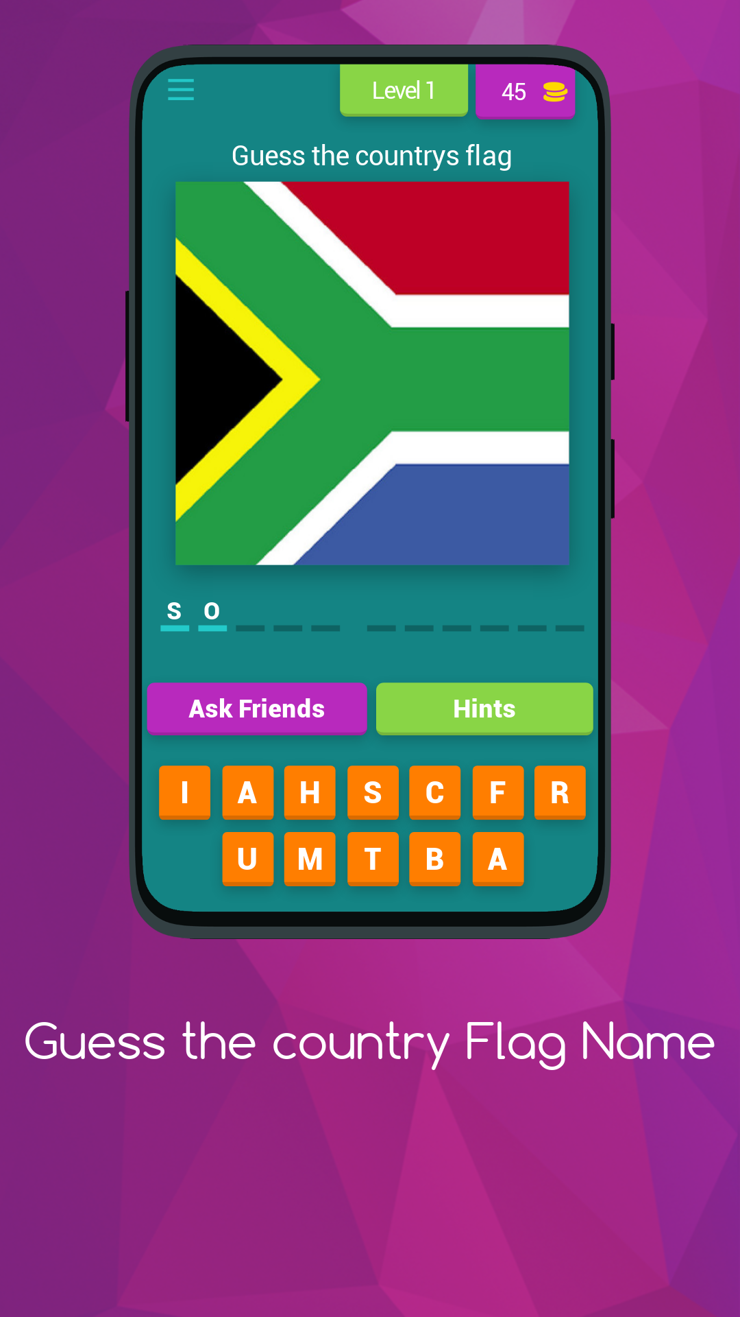 Guess the country Name Flag | Indus Appstore | Screenshot